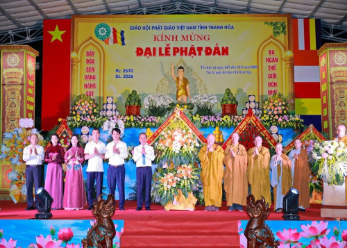 Ban Trị sự Phật giáo tỉnh Thanh Hóa kính mừng Đại lễ Phật đản PL.2570 - DL.2026